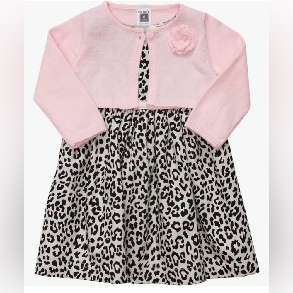 Carter's Baby Dress and Cardigan Set